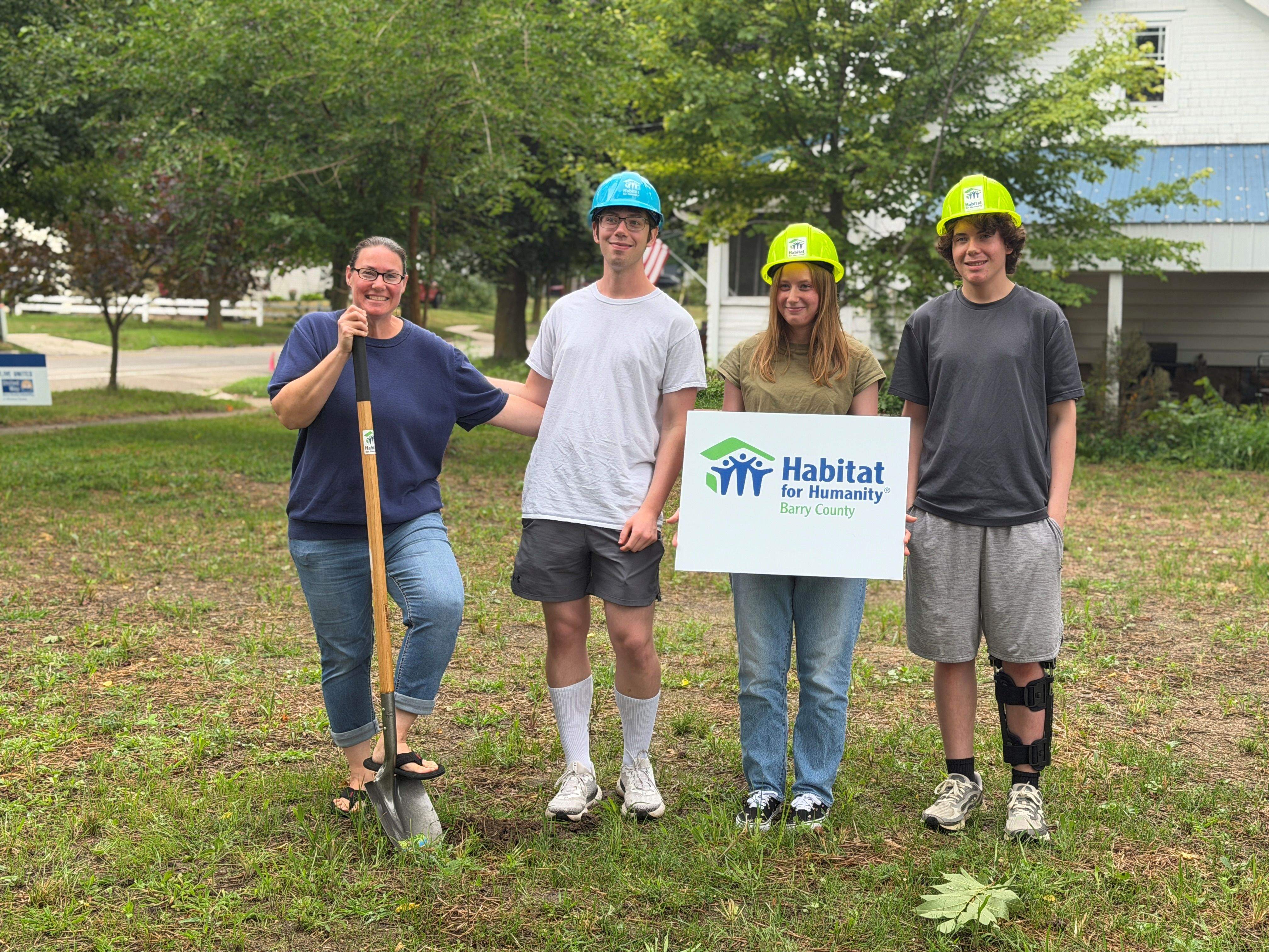 Groundbreaking for Habitat for Humanity Barry County's Newest Home!